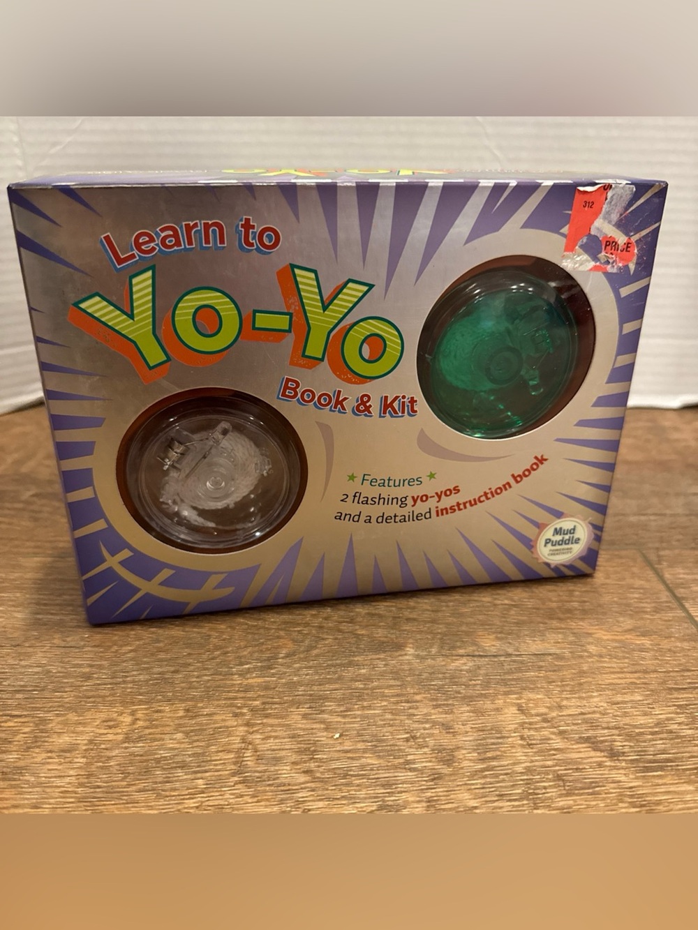 Mud Puddle Learn to Yo-Yo Book & Kit 2 Flashing Yo-Yos NEW SEALED Ages 8+